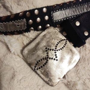 Distressed LeatheRock Belt